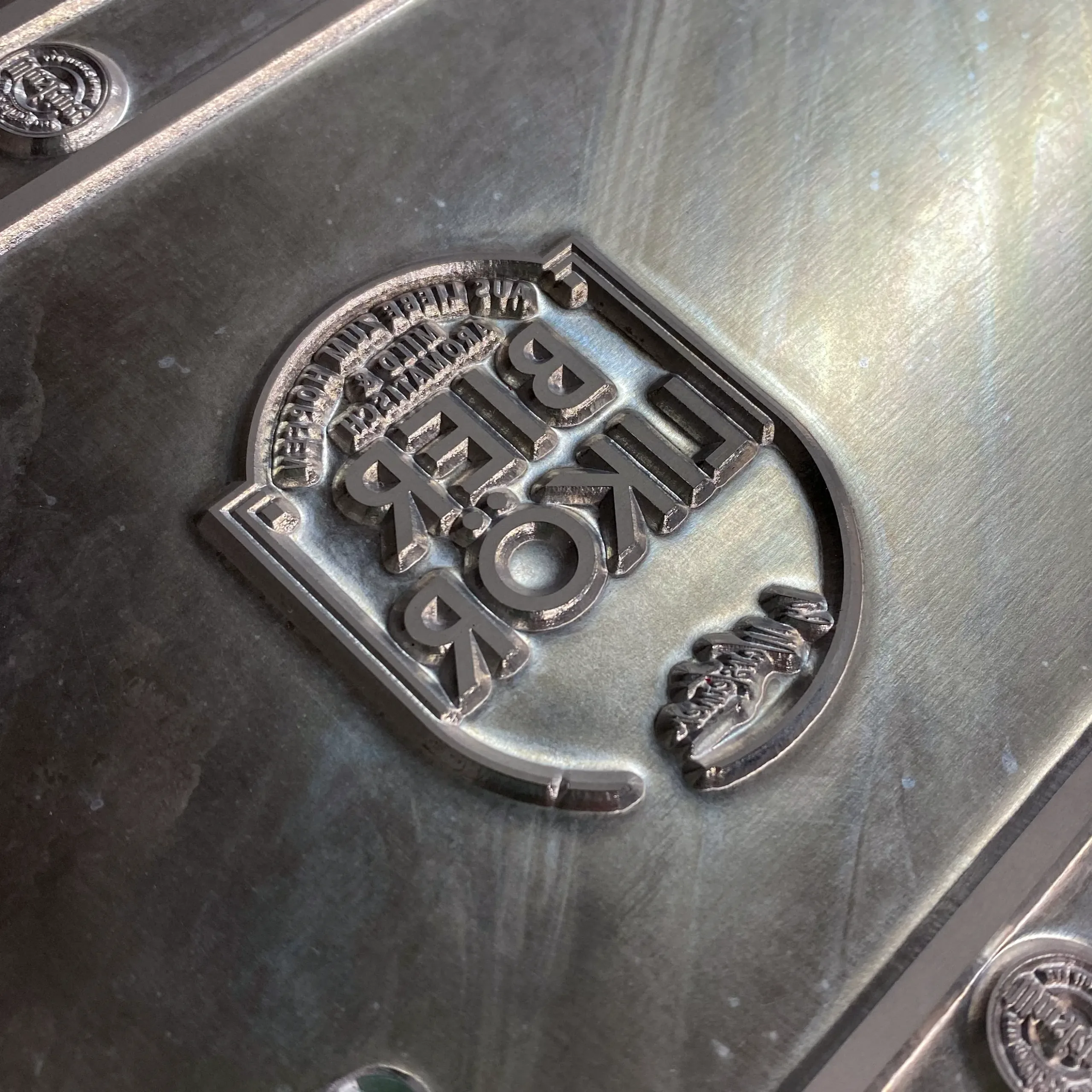 Klischee/Stempel für Heißfolienprägung Klischee/Stempel für Heißfolienprägung