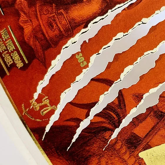 Lasercut Label Beispiel
