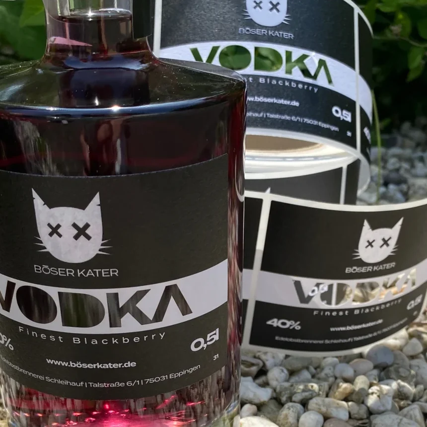 Etikett VODKA